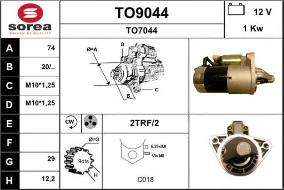 SNRA TO9044 - Başlanğıc furqanavto.az