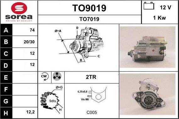 SNRA TO9019 - Başlanğıc furqanavto.az