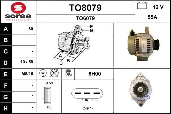 SNRA TO8079 - Alternator furqanavto.az