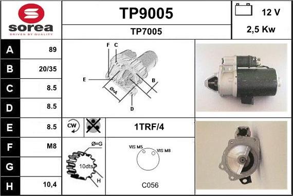 SNRA TP9005 - Başlanğıc furqanavto.az