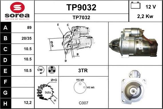 SNRA TP9032 - Başlanğıc furqanavto.az