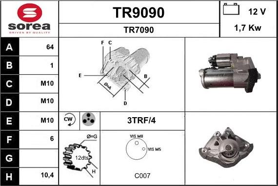 SNRA TR9090 - Başlanğıc furqanavto.az