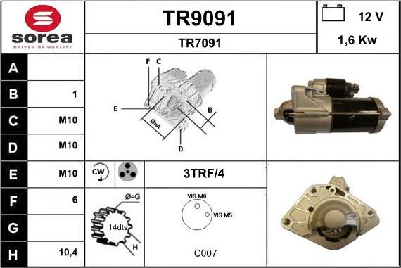 SNRA TR9091 - Başlanğıc furqanavto.az