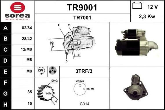 SNRA TR9001 - Başlanğıc furqanavto.az