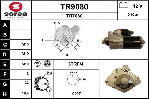SNRA TR9080 - Başlanğıc furqanavto.az