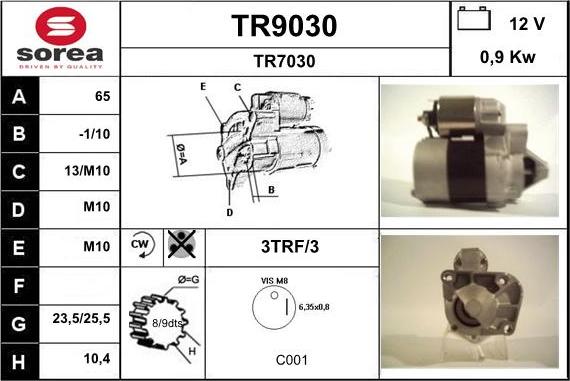 SNRA TR9030 - Başlanğıc furqanavto.az