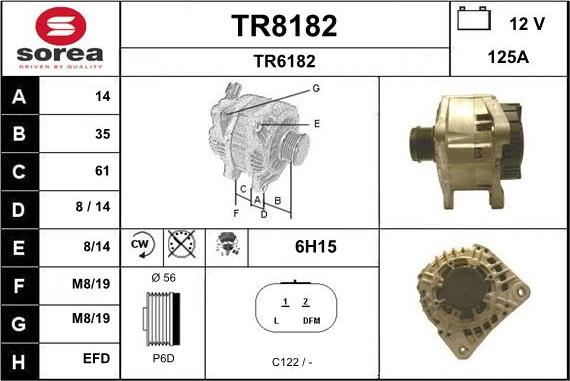 SNRA TR8182 - Alternator furqanavto.az