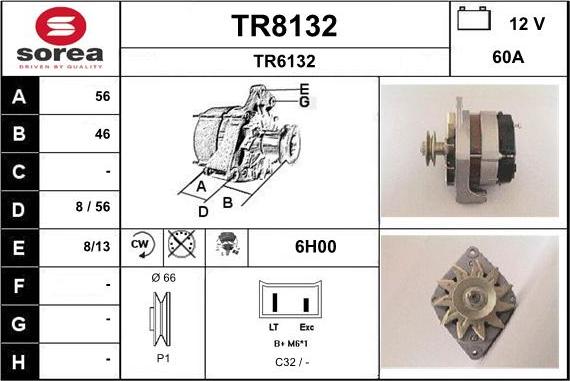 SNRA TR8132 - Alternator furqanavto.az