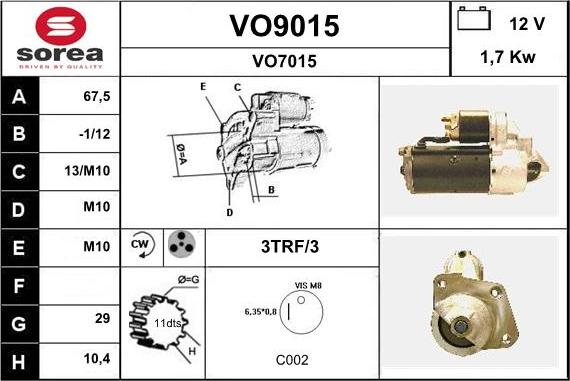 SNRA VO9015 - Başlanğıc furqanavto.az