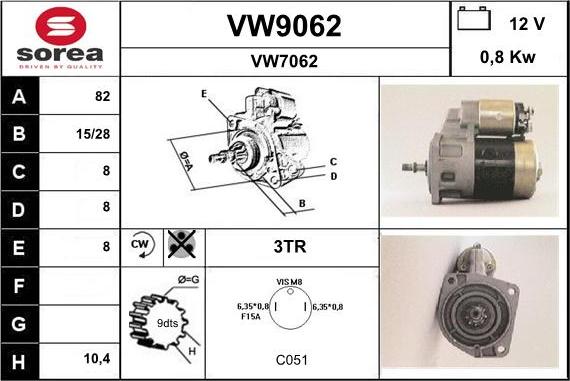 SNRA VW9062 - Başlanğıc furqanavto.az