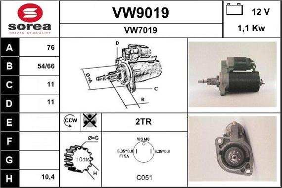 SNRA VW9019 - Başlanğıc furqanavto.az