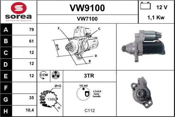 SNRA VW9100 - Başlanğıc furqanavto.az