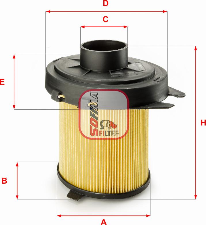 Sofima S 4580 A - Hava filtri furqanavto.az