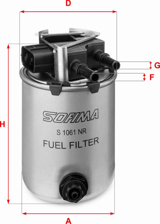 Sofima S 1061 NR - Yanacaq filtri furqanavto.az