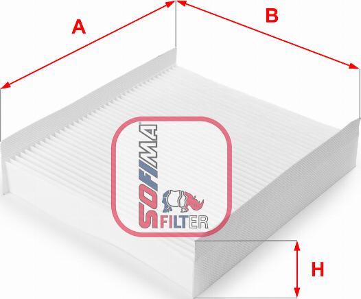 Sofima S 3157 C - Filtr, daxili hava www.furqanavto.az