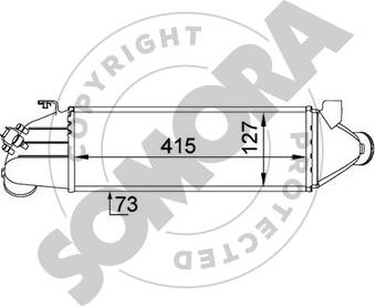 Somora 094445 - Intercooler, şarj cihazı furqanavto.az