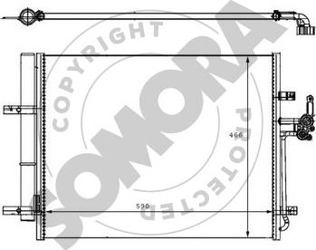 Somora 095460 - Kondenser, kondisioner furqanavto.az