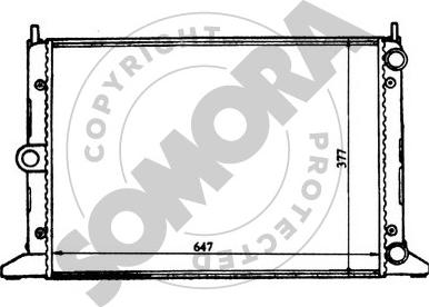 Somora 097040 - Radiator, mühərrikin soyudulması furqanavto.az
