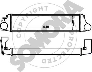 Somora 040545 - Intercooler, şarj cihazı furqanavto.az