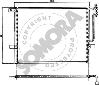 Somora 040560 - Kondenser, kondisioner furqanavto.az