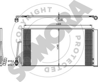 Somora 040160 - Kondenser, kondisioner furqanavto.az