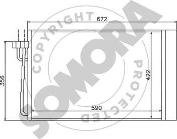 Somora 041360 - Kondenser, kondisioner furqanavto.az