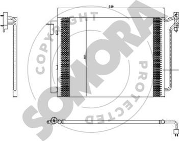 Somora 043060 - Kondenser, kondisioner furqanavto.az