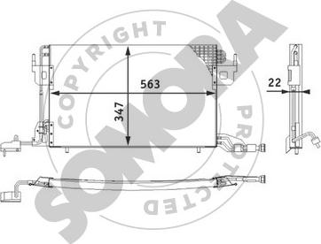 Somora 051260C - Kondenser, kondisioner furqanavto.az