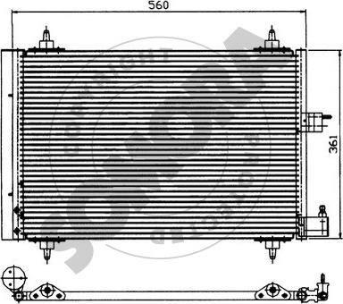 Somora 053060 - Kondenser, kondisioner furqanavto.az