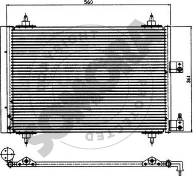 Somora 052360 - Kondenser, kondisioner furqanavto.az