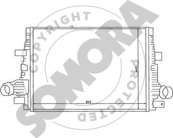 Somora 011445 - Intercooler, şarj cihazı furqanavto.az