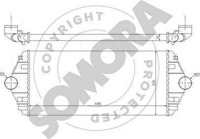 Somora 085043 - Intercooler, şarj cihazı furqanavto.az