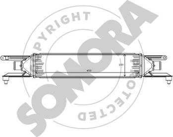 Somora 081545B - Intercooler, şarj cihazı furqanavto.az