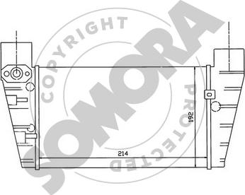 Somora 021545B - Intercooler, şarj cihazı furqanavto.az