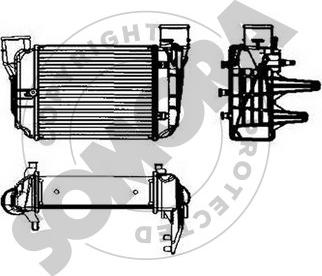 Somora 021545C - Intercooler, şarj cihazı furqanavto.az