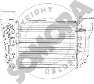 Somora 021545DL - Intercooler, şarj cihazı furqanavto.az