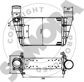 Somora 021345 - Intercooler, şarj cihazı furqanavto.az