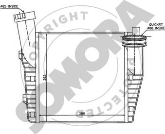 Somora 023045L - Intercooler, şarj cihazı furqanavto.az