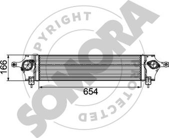 Somora 198045 - Intercooler, şarj cihazı furqanavto.az