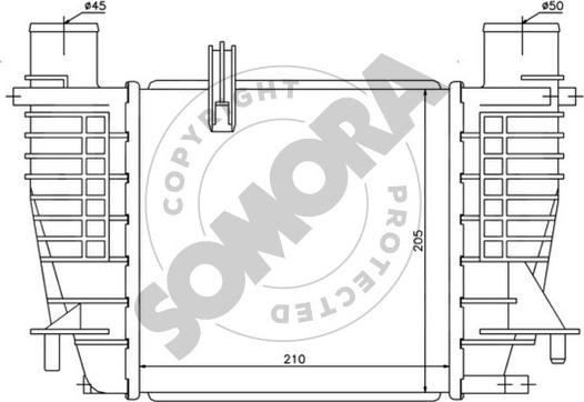 Somora 197545 - Intercooler, şarj cihazı furqanavto.az