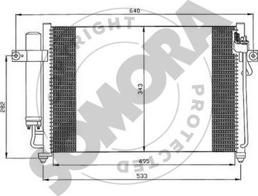 Somora 130560B - Kondenser, kondisioner furqanavto.az