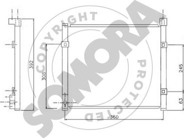 Somora 120560 - Kondenser, kondisioner furqanavto.az