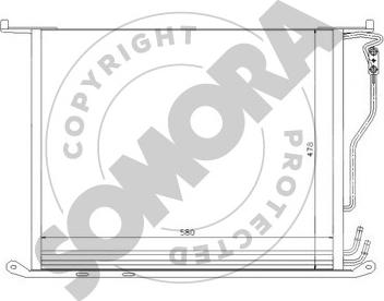 Somora 174260 - Kondenser, kondisioner furqanavto.az