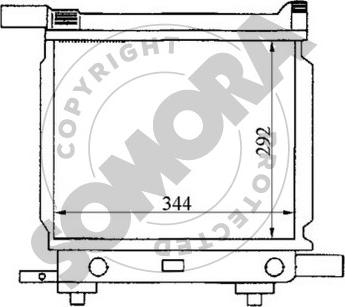 Somora 170440A - Radiator, mühərrikin soyudulması furqanavto.az