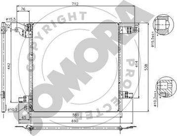 Somora 170060 - Kondenser, kondisioner furqanavto.az