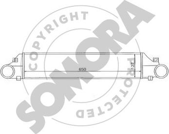 Somora 171345A - Intercooler, şarj cihazı furqanavto.az