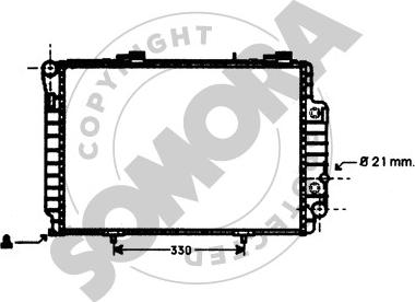 Somora 171247 - Radiator, mühərrikin soyudulması furqanavto.az