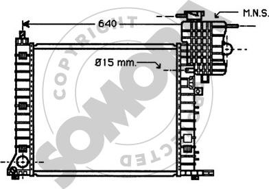 Somora 173041 - Radiator, mühərrikin soyudulması furqanavto.az