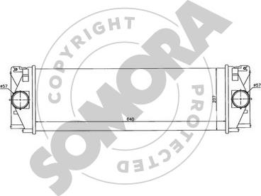 Somora 354745 - Intercooler, şarj cihazı furqanavto.az