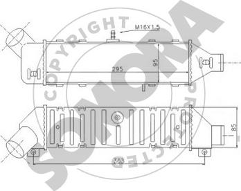 Somora 356045 - Intercooler, şarj cihazı furqanavto.az